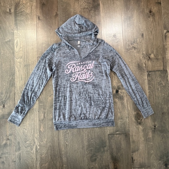 RASCAL FLATS Gray and Pink Hoodie - Picture 1 of 3